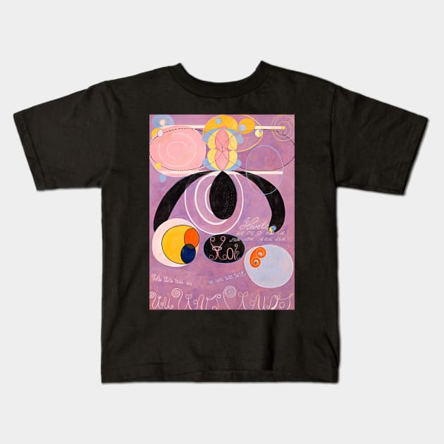 High Resolution Hilma af Klint Group Iv No 6 Adulthood 1907 Kids T-Shirt by tiokvadrat